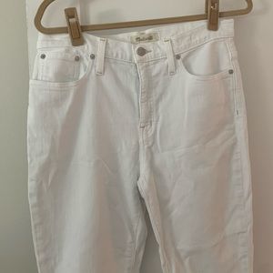 Madewell White Cali Demi Boot